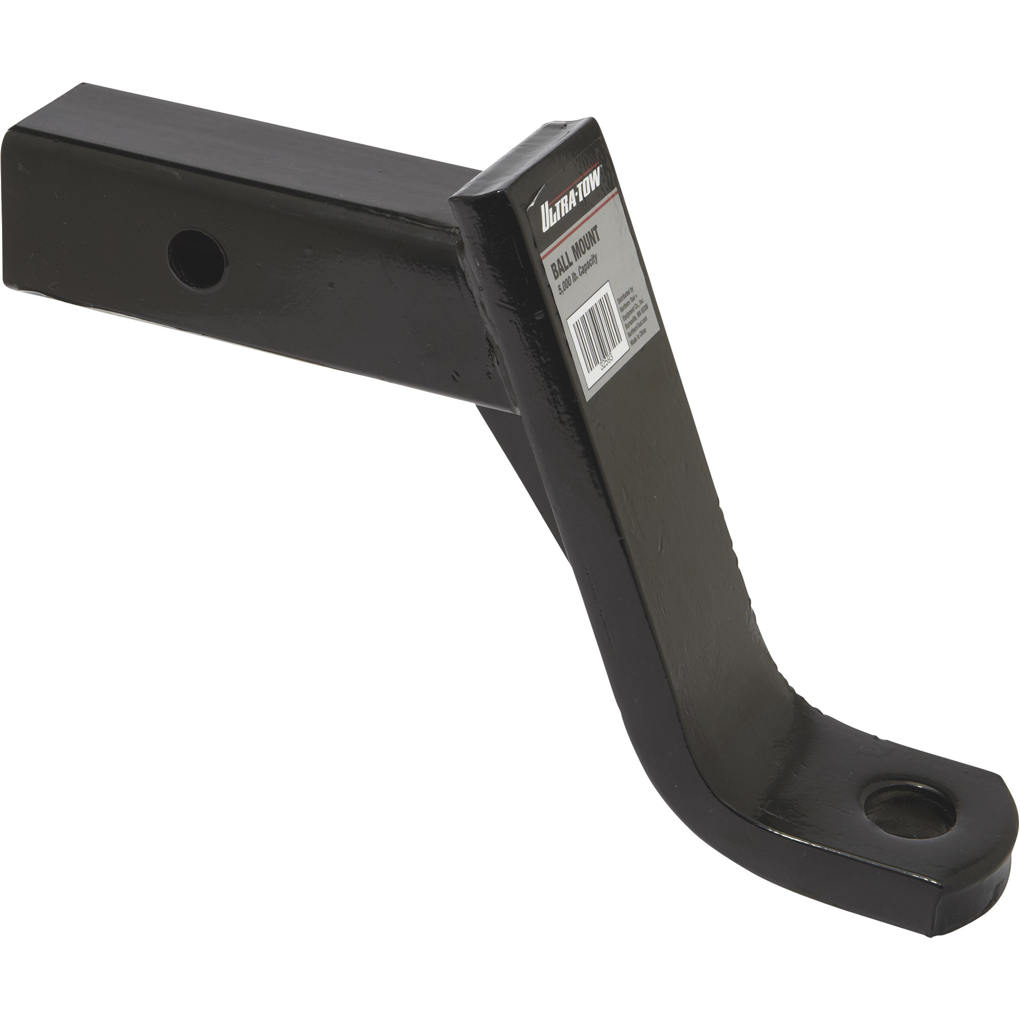 Ultra-Tow Hollow Steel Ball Mount, Class III, 6in. Drop, 5000-Lb. Trailer Weight, 8in. Shank